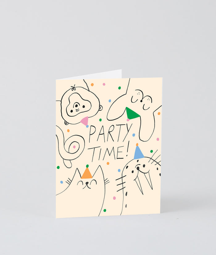 Party Animals Kids Birthday Card