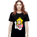 Daily_Deal_Shirts T-Shirts, Unisex / Small / Black Peach 64