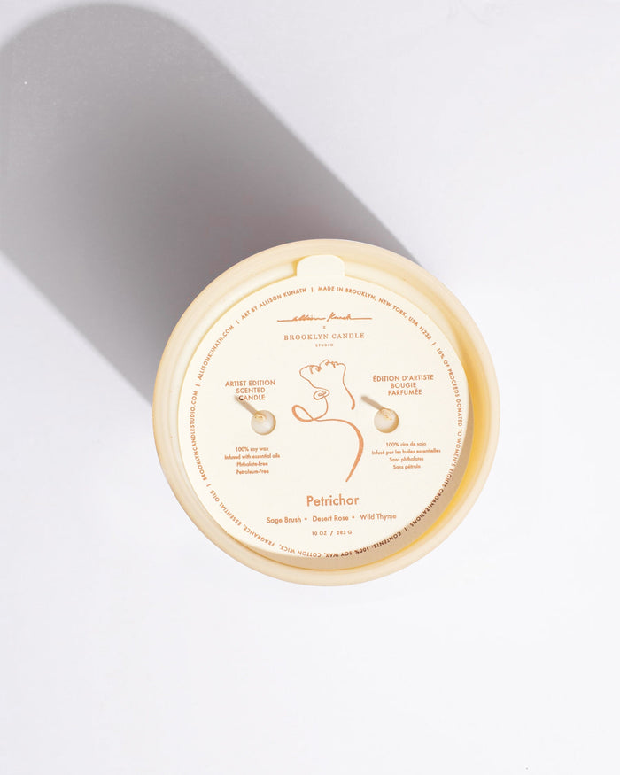 Petrichor - Allison Kunath Artist Edition Candle Allison Kunath Brooklyn Candle Studio