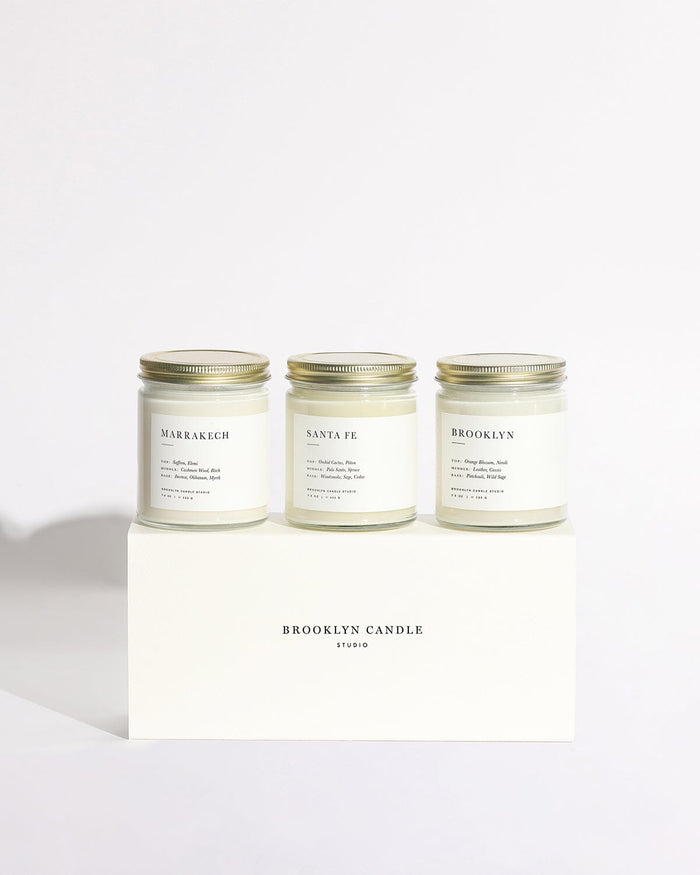 Pick 3 Jar Candles Gift Set Gift Sets Brooklyn Candle Studio