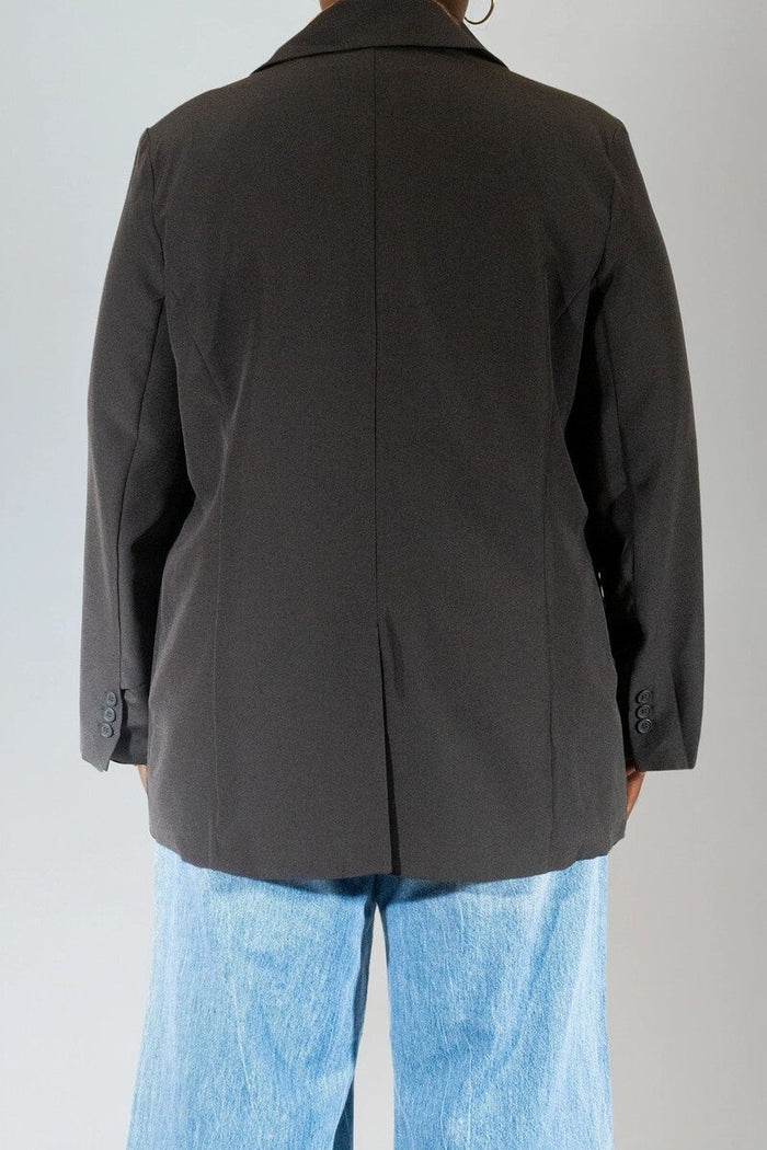 Plus Size Relaxed-Fit Blazer
