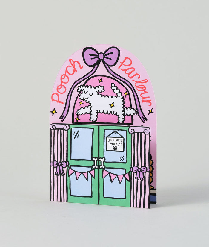 Pooch Parlour Kids Fold Out Birthday Card