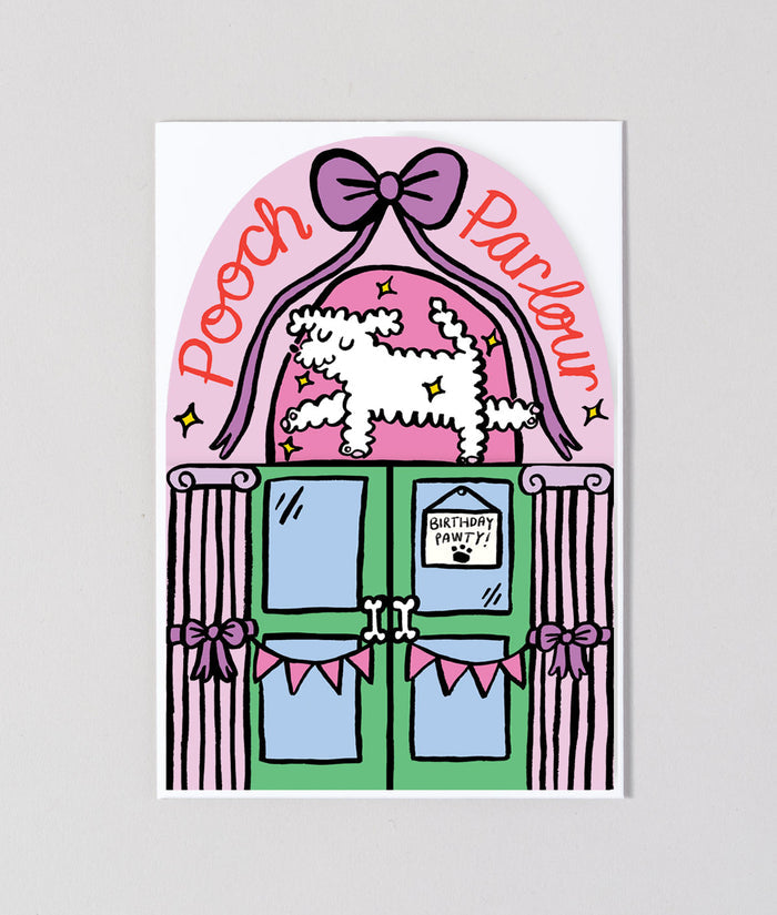 Pooch Parlour Kids Fold Out Birthday Card