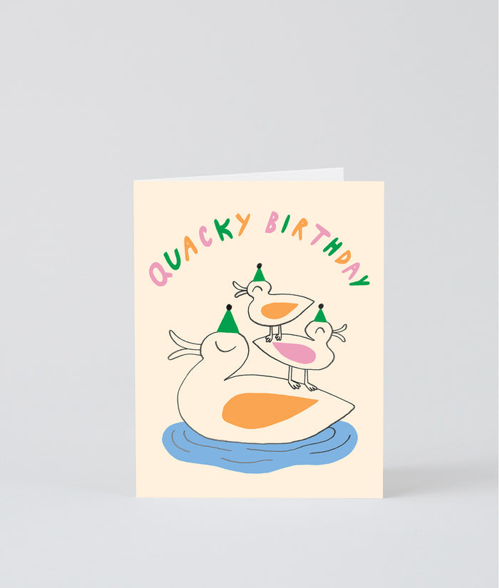 Quacky Birthday Kids Card
