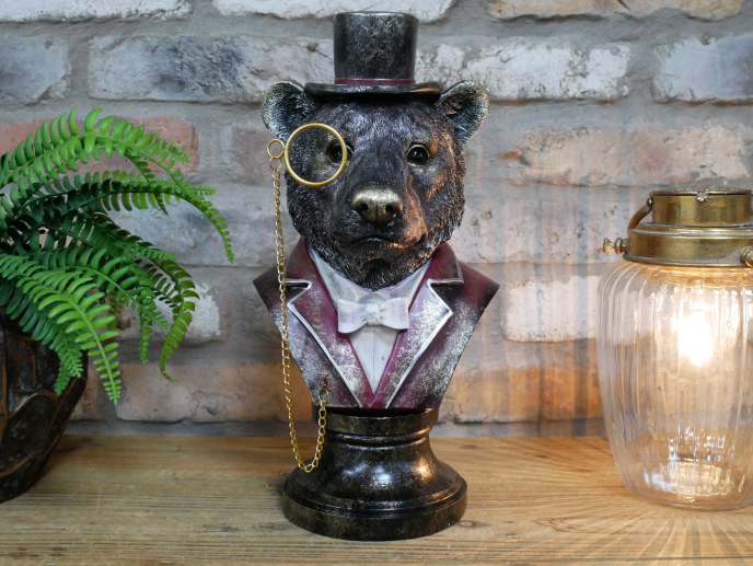 Quirky Bear Bust