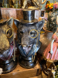 Quirky Blue Fox Bust