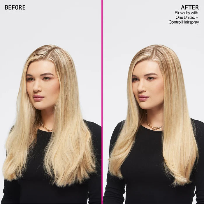 Redken 28 High Hold Control Hairspray 400ml before and after