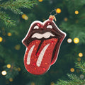 Rolling Stones Diamond Anniversary. To celebrate the 60th anniversary of the Rolling Stones, this commemorative ornament features their famously cheeky Tongue Logo. View of front