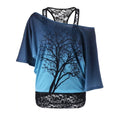 Rosetic  Double Layered Tee Top