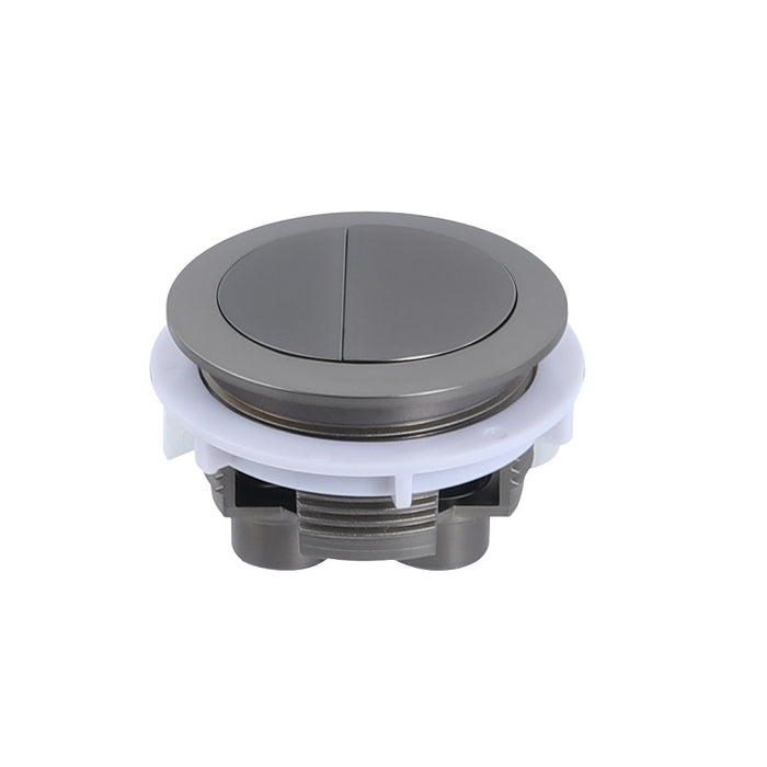 Round Gun Metal Grey Flush Buttons - Acqua Bathrooms