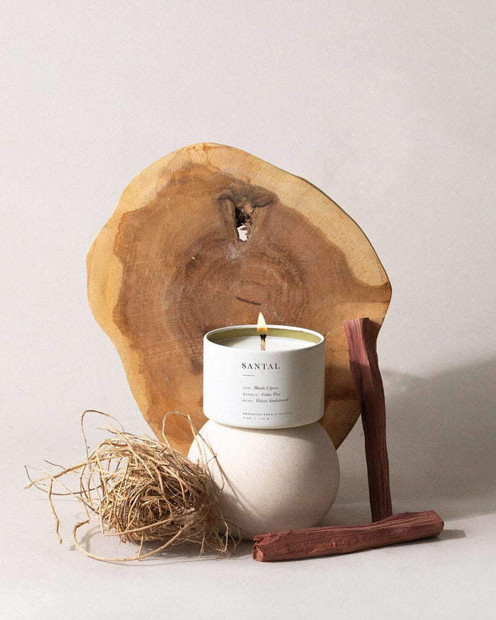 Santal Travel Candle Mini Candle Tins Brooklyn Candle Studio