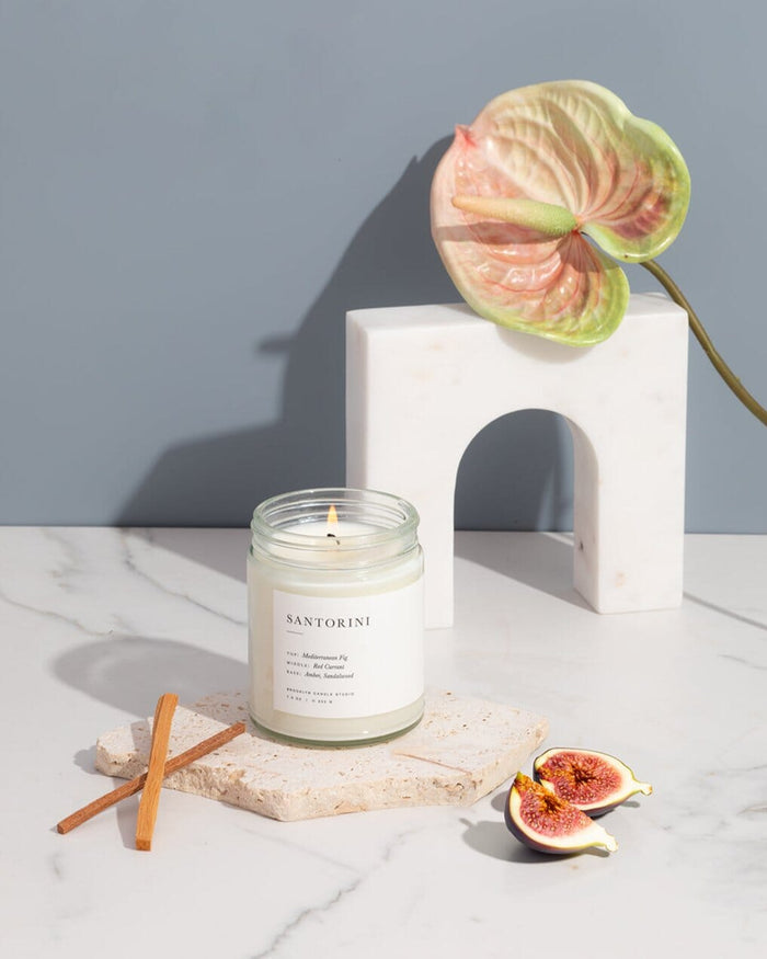 Santorini Jar Candle Minimalist Brooklyn Candle Studio