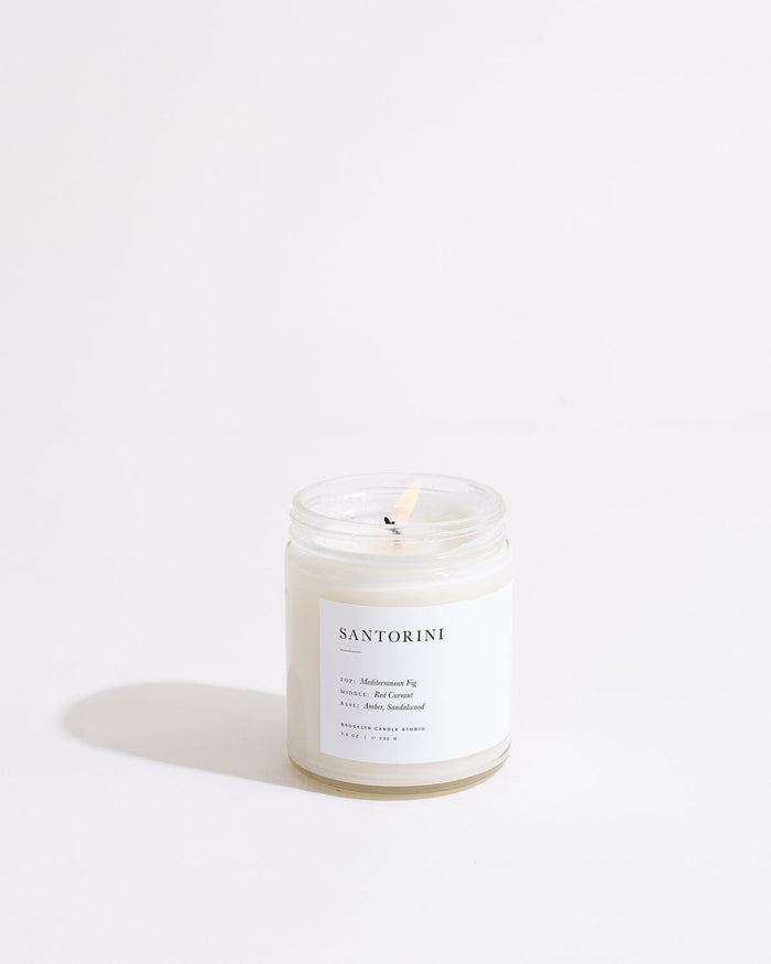 Santorini Jar Candle Minimalist Brooklyn Candle Studio