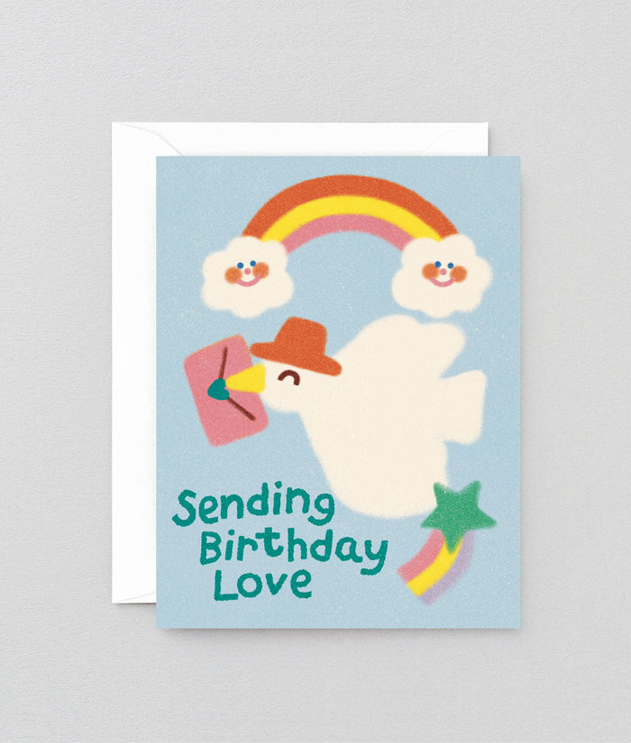 Sending Birthday Love Kids Card