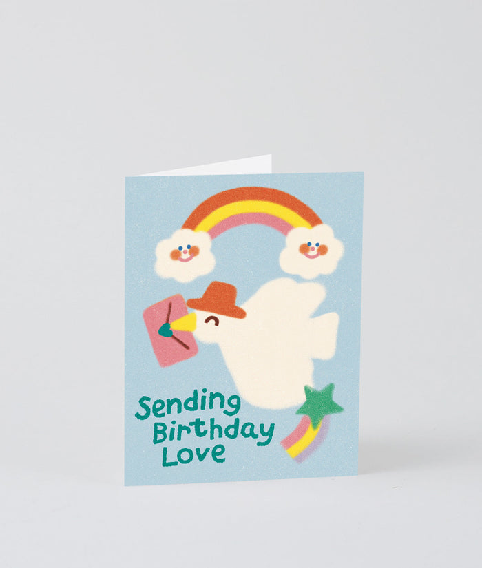Sending Birthday Love Kids Card