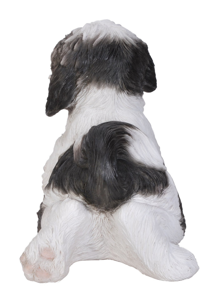 Shih Tzu Lying Down - Black/White HI-LINE GIFT LTD.