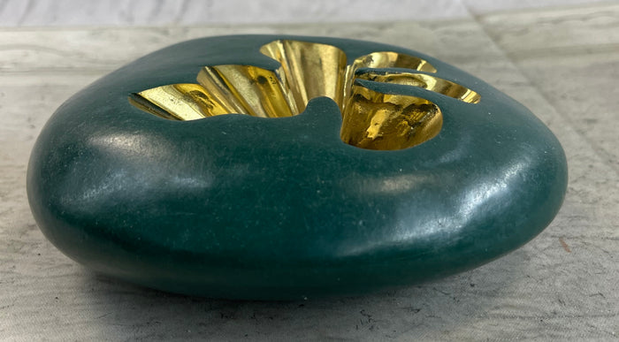 Signed Milo Limited Edition Bronze Metal Hand Made Ashtray Dish Sculpture