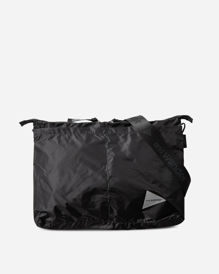 and wander 137 Sil Sacoche Black Bags and Backpacks Shoulder Bags 5745975213 010