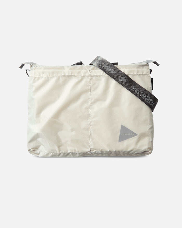 and wander 137 Sil Sacoche White Bags and Backpacks Shoulder Bags 5745975213 030