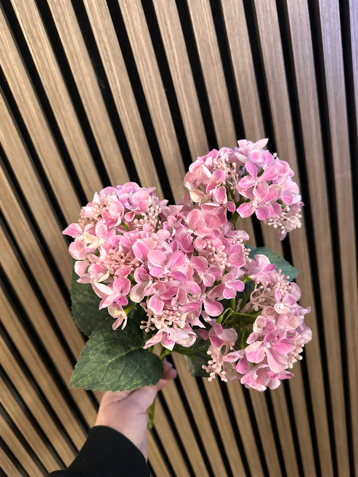Silk Hydrangea Bunch - Choice of 3 Colours