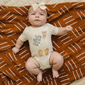 Silly Goose on the Loose Bow Organic Baby Onesie®