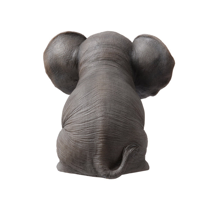 87948-C - Sitting Baby Elephant W/Trunk Up Hi-Line Gift Ltd.