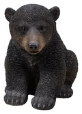 Sitting Black Bear Cub Statue Hi-Line Gift Ltd.