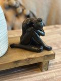 Sitting Lady Sculpture Ornament