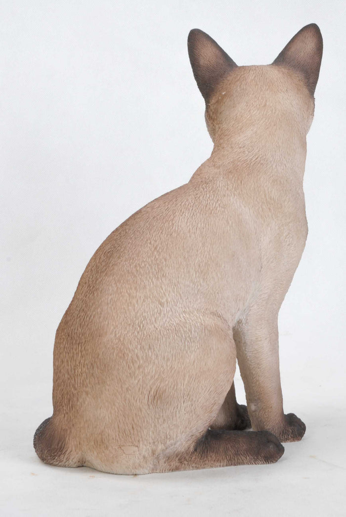 Sitting Siamese Cat Statue Hi-Line Gift Ltd.
