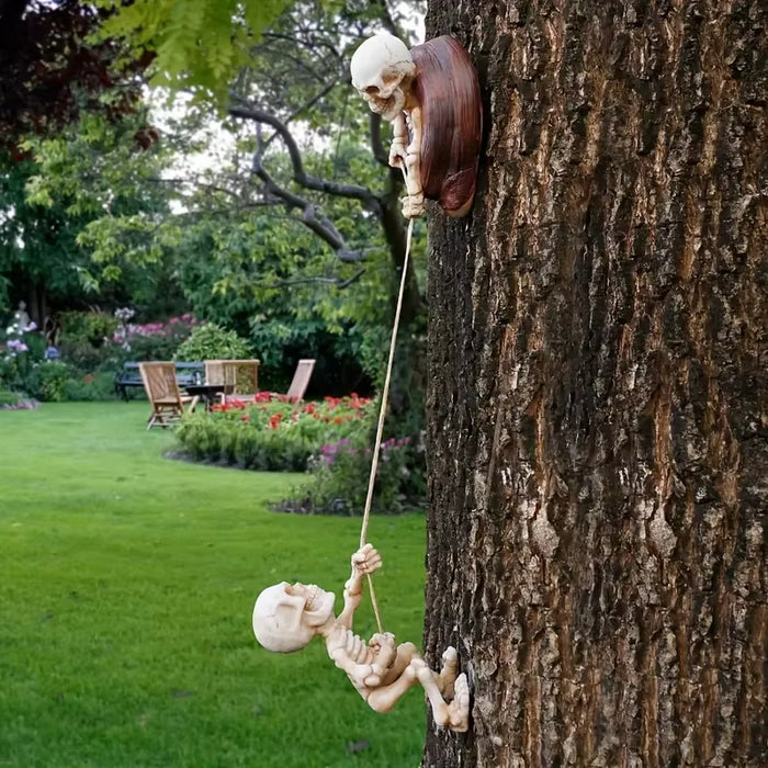 Skeleton Tree Climbing Decoration