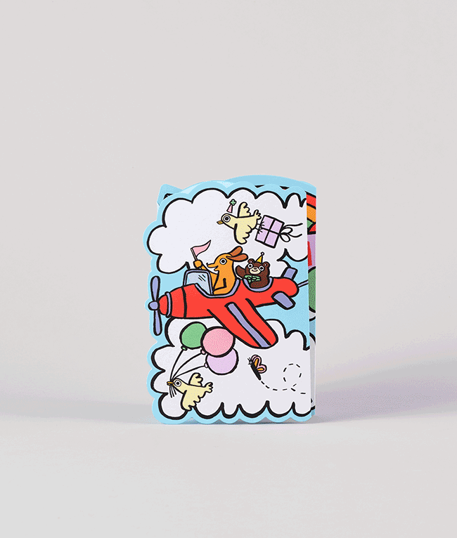 Sky Parade Kids Fold Out Birthday Card