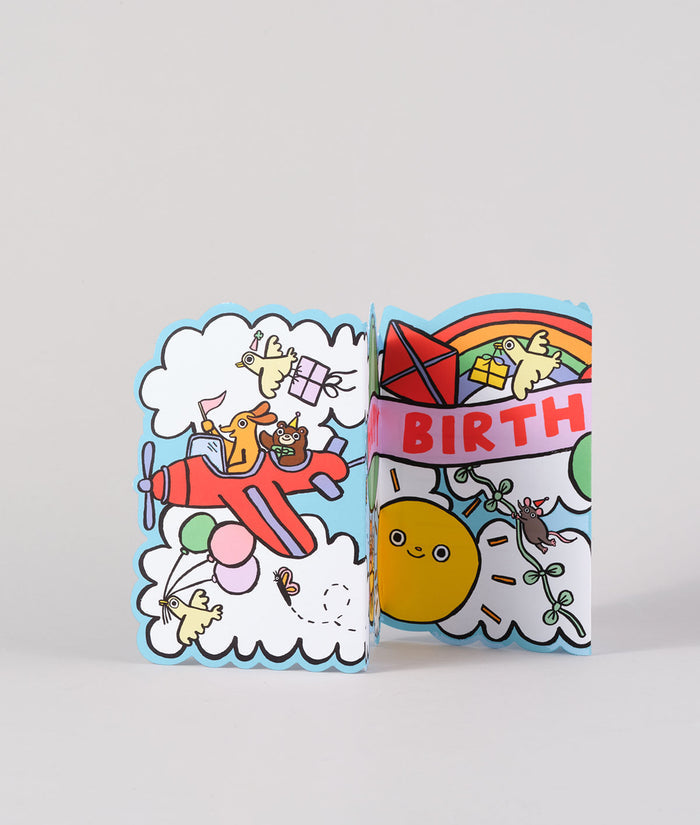 Sky Parade Kids Fold Out Birthday Card