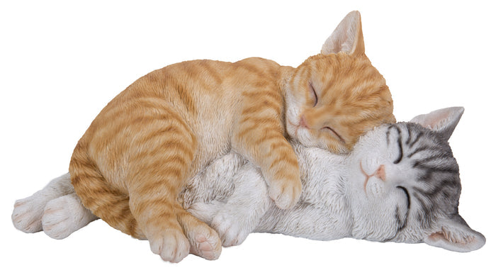 Orange & Grey Tabby Cats Sleeping HI-LINE GIFT LTD.