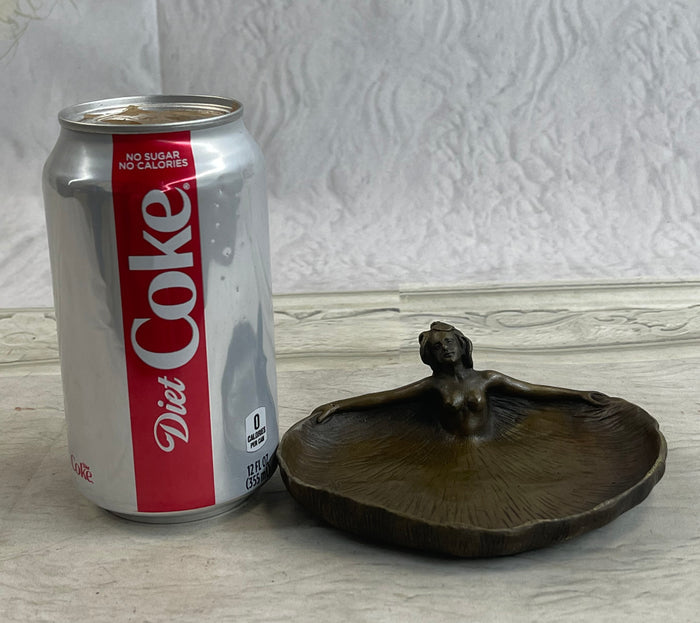 Soaking'' by Rubin Dish CTray Nude Female Bronze Statue Sculpture Figurine Deco