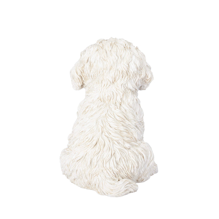 SOREAL White Bichon Frise Decorative Puppy Figurine for Home & Garden Décor Hi-Line Gift Ltd.