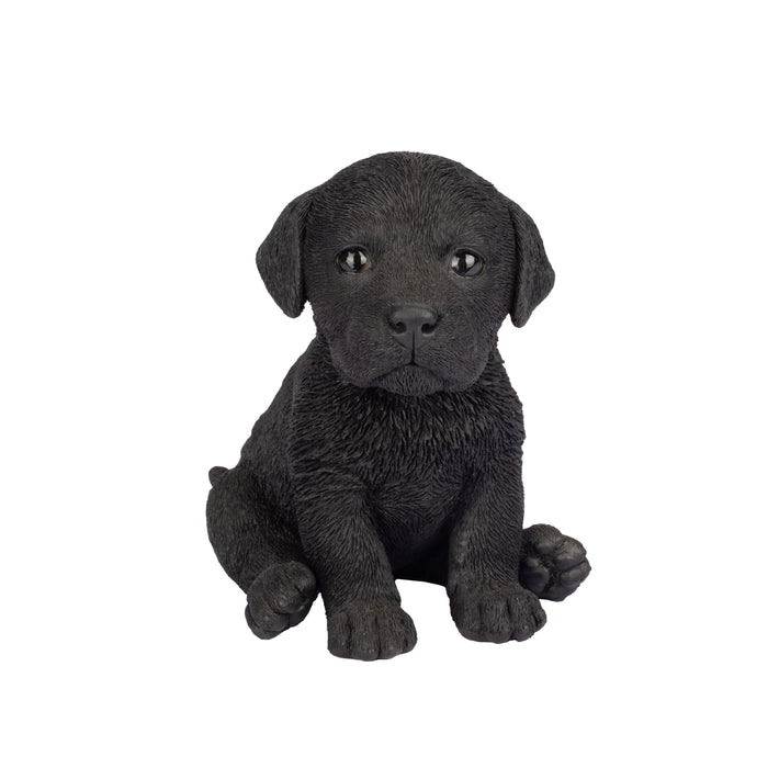 SOREAL Black Labrador black Decorative Puppy Figurine for Home & Garden Décor Hi-Line Gift Ltd.