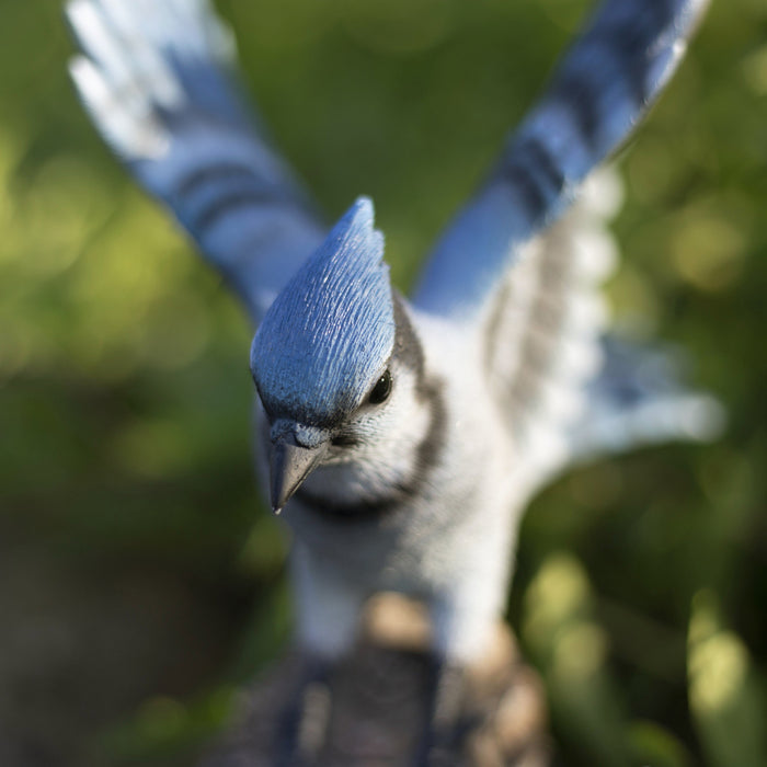 SOREAL Blue Blue Jay on stump Hi-Line Gift Ltd.