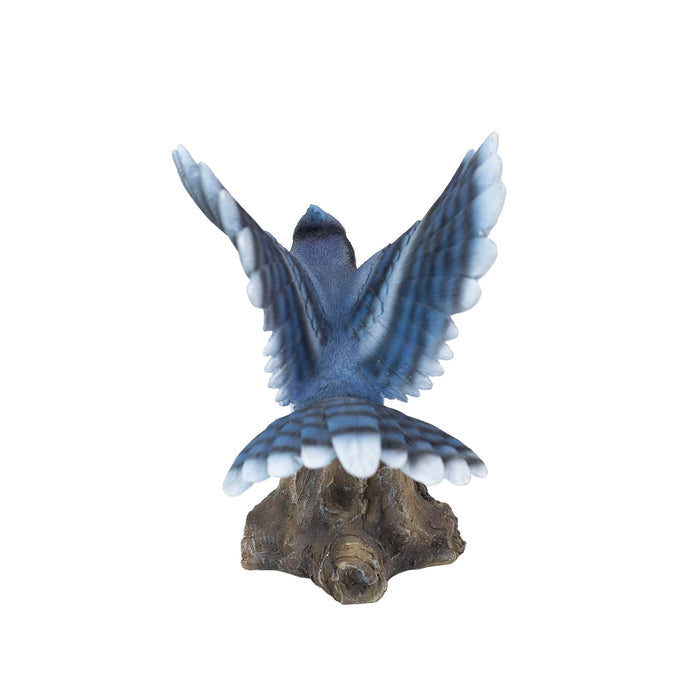 SOREAL Blue Blue Jay on stump Hi-Line Gift Ltd.