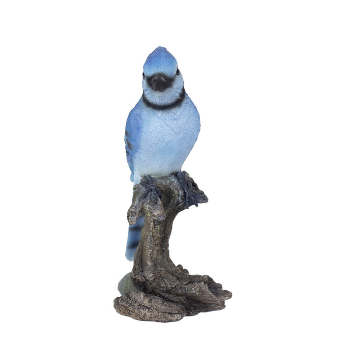 SOREAL Blue Blue Jay on stump Hi-Line Gift Ltd.