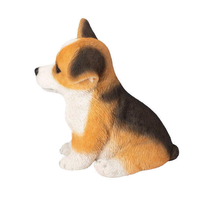 87624-34-soreal-brown-and-black-corgi-decorative-puppy-figurine Hi-Line Gift Ltd.