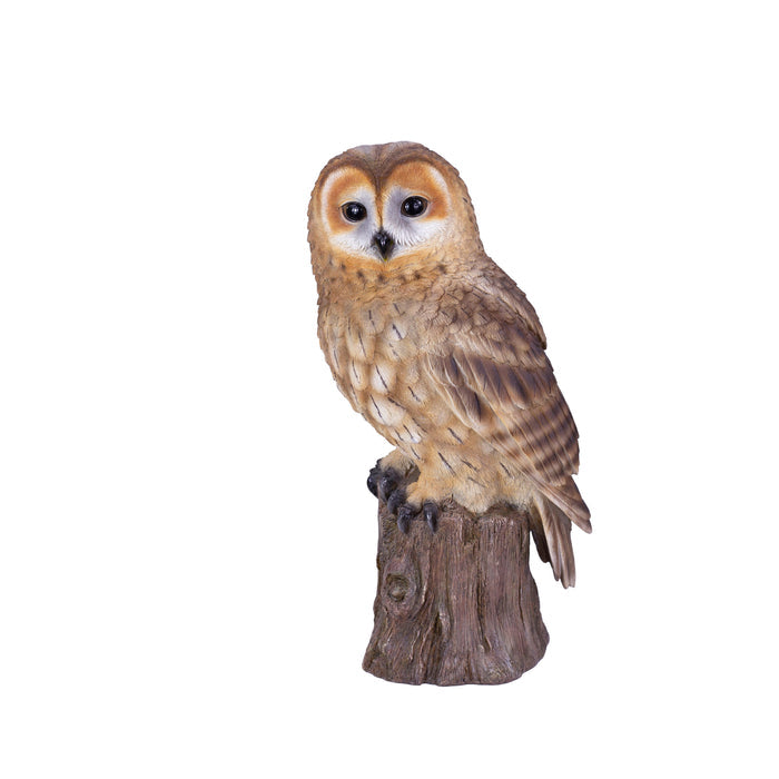 SOREAL Brown Owl on branch Hi-Line Gift Ltd.