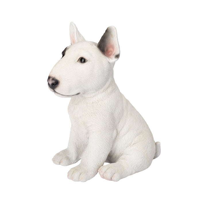 SOREAL White Bull Terrier Decorative Puppy Figurine for Home & Garden Décor Hi-Line Gift Ltd.