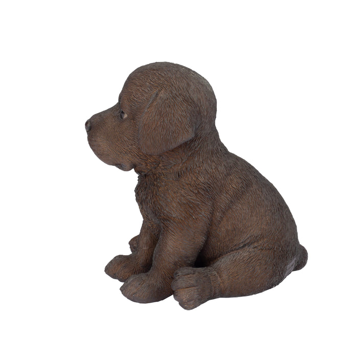 SOREAL Brown Labrador chocolate Decorative Puppy Figurine for Home & Garden Décor Hi-Line Gift Ltd.