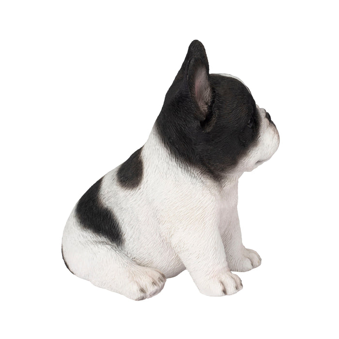87624-29-soreal-white-and-black-french-bulldog-decorative-puppy-figurine Hi-Line Gift Ltd.