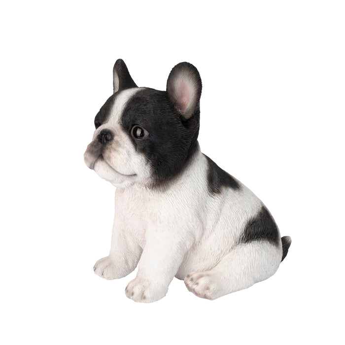 87624-29-soreal-white-and-black-french-bulldog-decorative-puppy-figurine Hi-Line Gift Ltd.