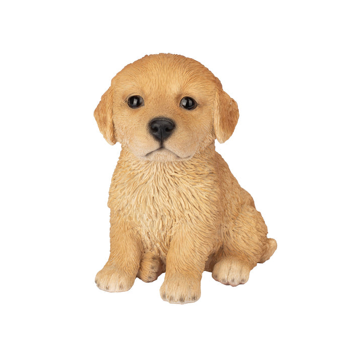 SOREAL Brown Golden Retriever Decorative Puppy Figurine for Home & Garden Décor Hi-Line Gift Ltd.