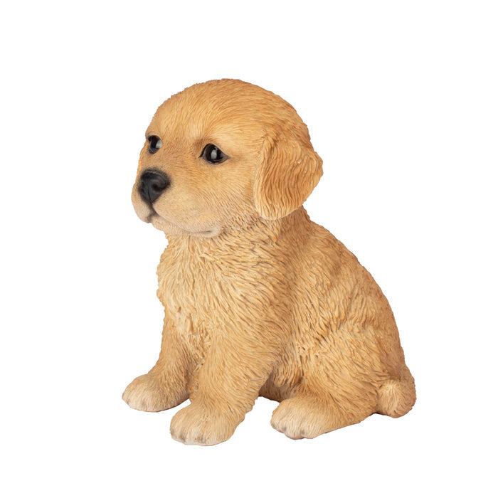 SOREAL Brown Golden Retriever Decorative Puppy Figurine for Home & Garden Décor Hi-Line Gift Ltd.