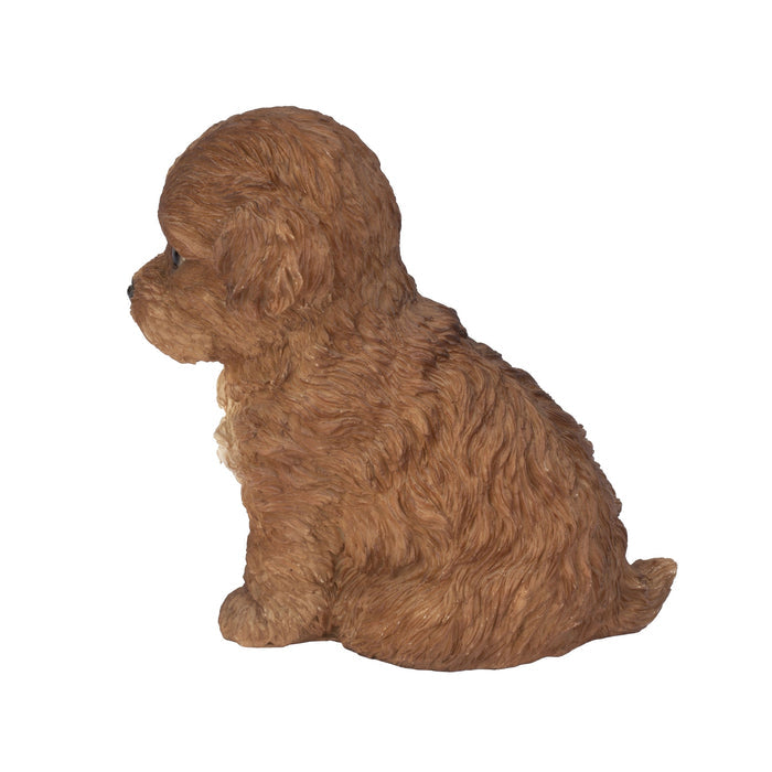 SOREAL Brown Labradoodle Decorative Puppy Figurine for Home & Garden Décor Hi-Line Gift Ltd.