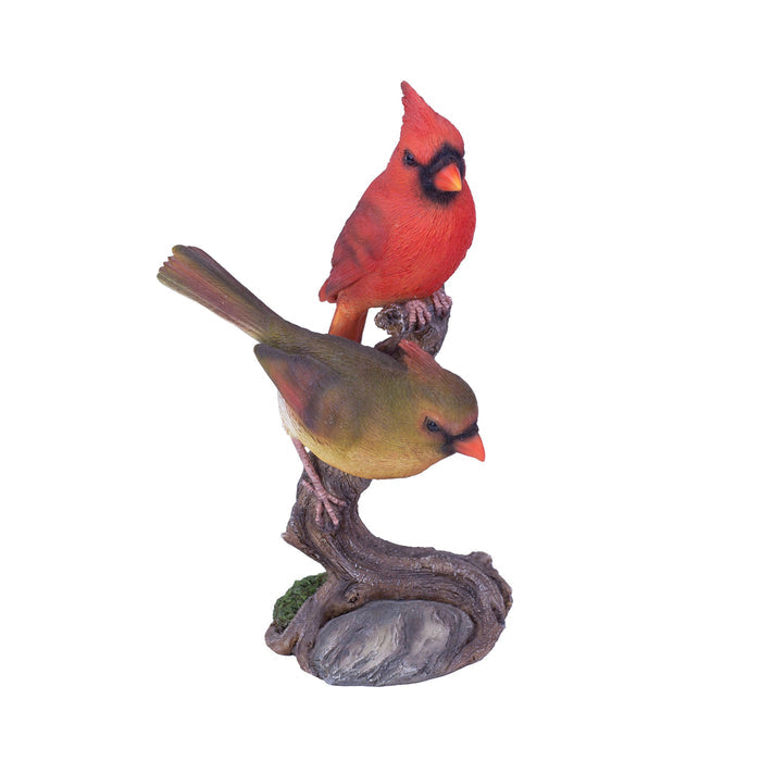 87758-V-soreal-red-Cardinals-on-branch Hi-Line Gift Ltd.