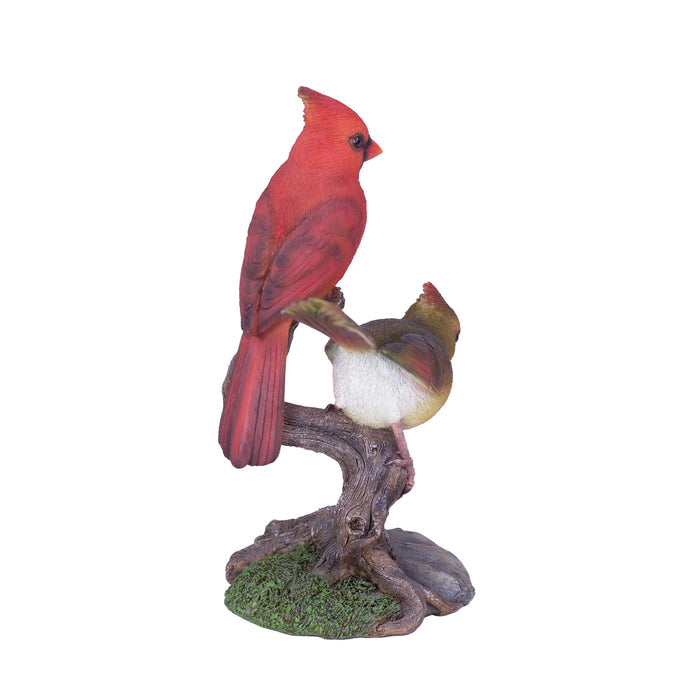 87758-V-soreal-red-Cardinals-on-branch Hi-Line Gift Ltd.
